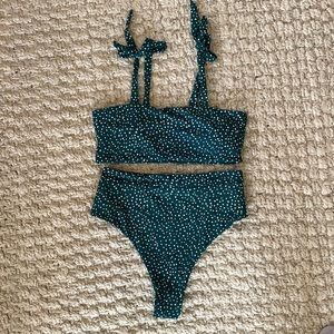 SHEIN two piece high-waisted bikini set. Never been worn. Size M.